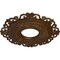 Ekena Millwork Orrington Ceiling Medallion (Canopies up to 6 1/4"), 22"OD x 6 1/4"ID x 1 3/4"P, Root Beer Crackle CM22ORRBC - alternate 3